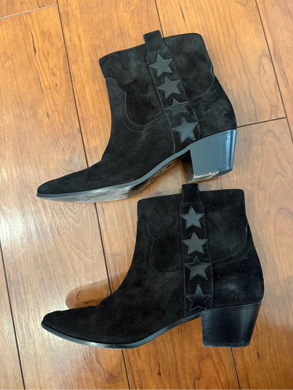 SAINT LAURENT Rock 40 Star ankle boots